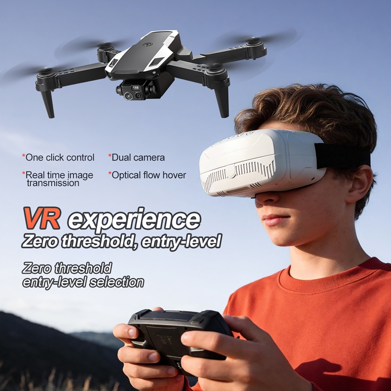 Drone Kit With Camera - Przenośny zestaw drona z pilotem zdalnego